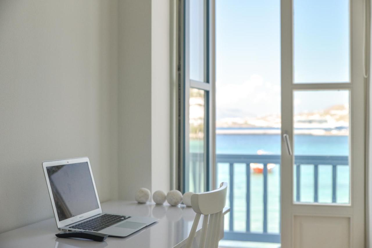 White Memories, Seafront Luxury Apartment Mykonos Mykonos Town Zewnętrze zdjęcie